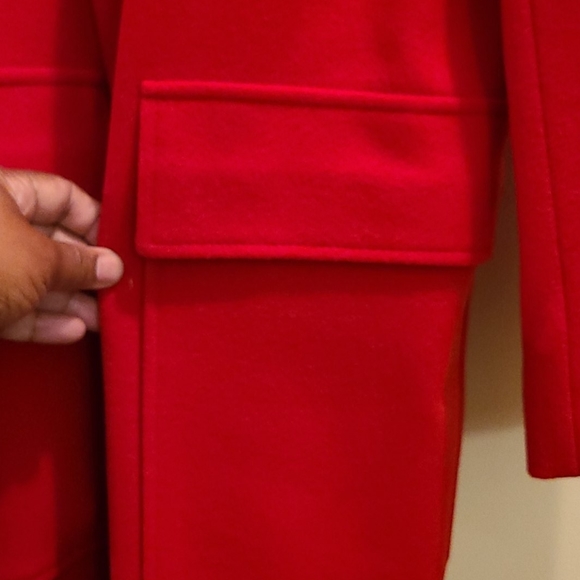 Harvey Bernard Long Wool Coat - Picture 5 of 6